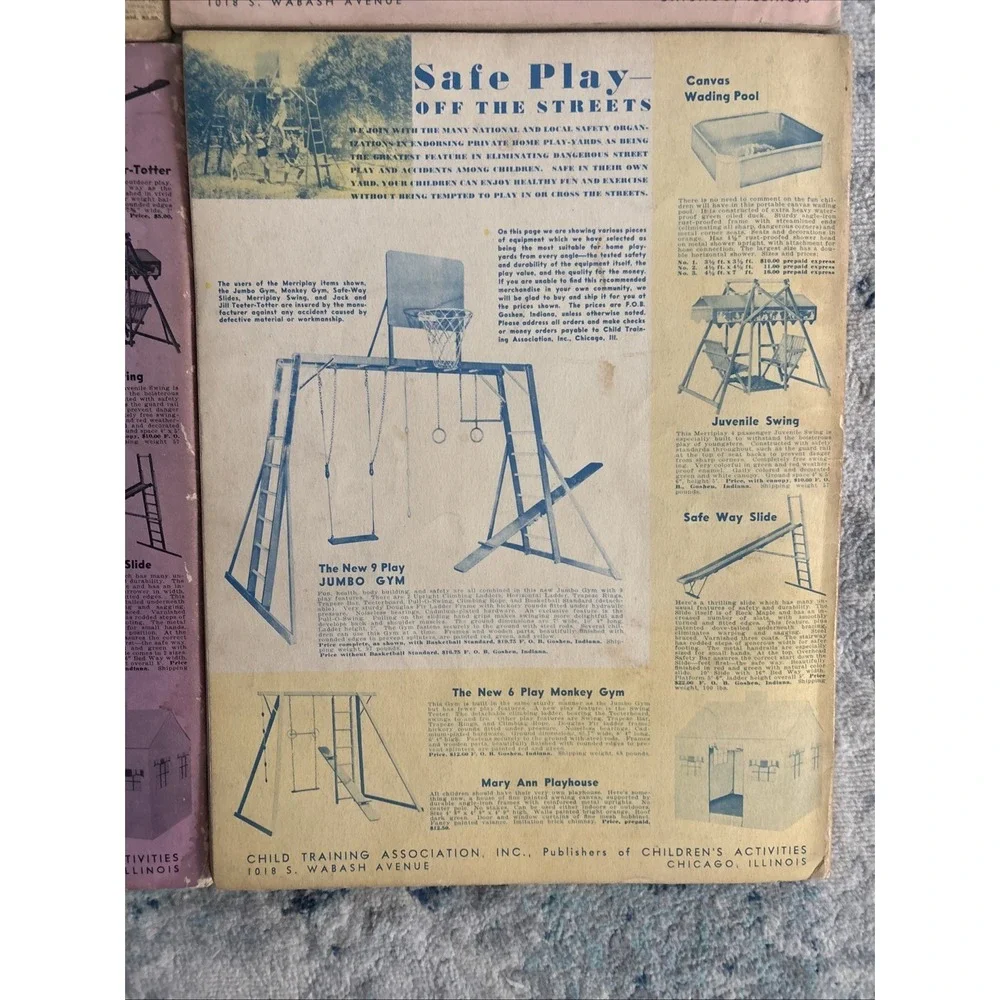 Vintage Lot of 6 Children's Activities Magazines from 1938 All In Good Condition